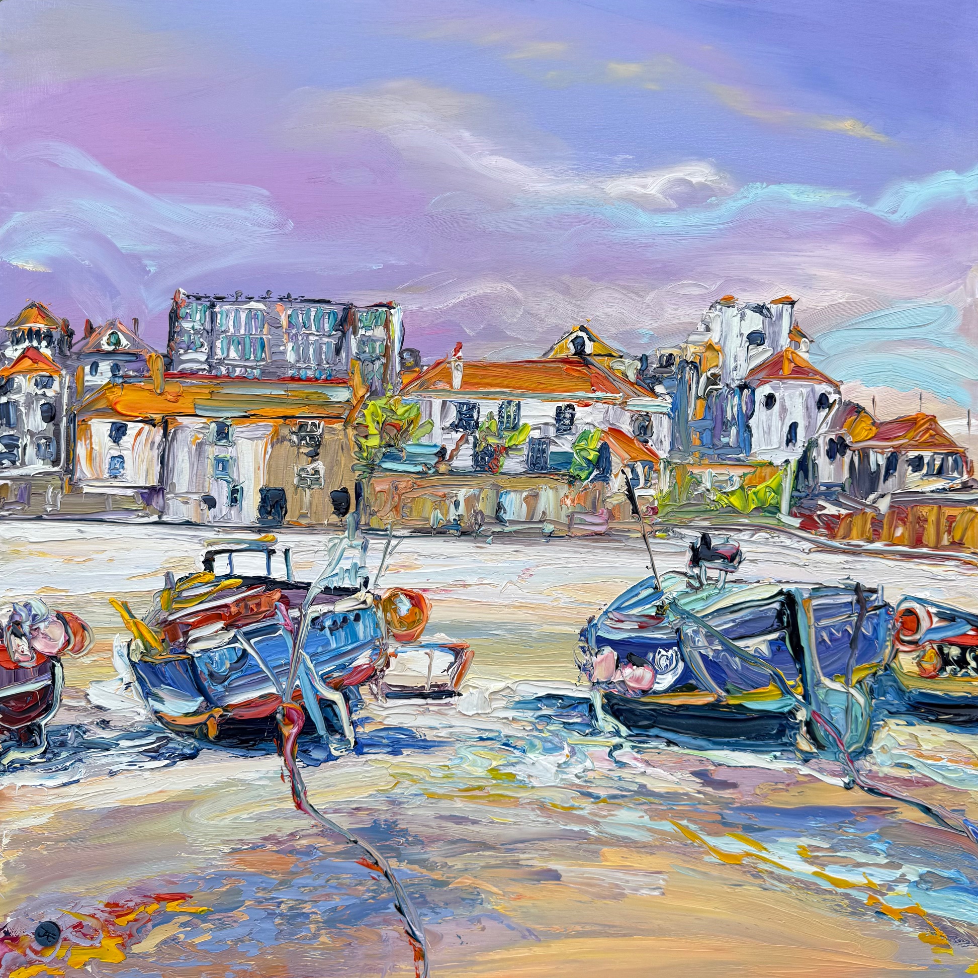 Joe Armstrong palette knife oils - Art House Gallery
